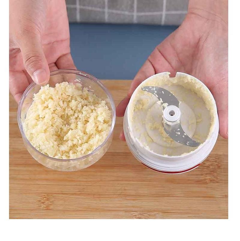 Product Introduction of REDCHERRY Mini Garlic Chopper Manual Food Chopper Hand Pull Food Processor Mincer Vegetable Grinder Pengisar Bawang Putih 13