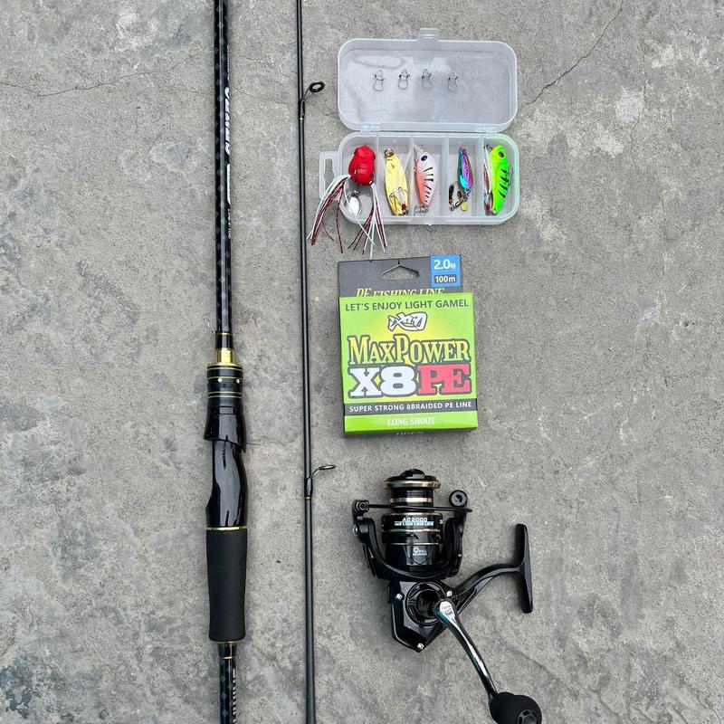 Bộ Combo Cần Câu Lure Shimano Ceres Máy Đứng - Tặng Hộp Mồi Lure, Dù PE MAXPOWER, Khóa Link chống xoắn, Chì