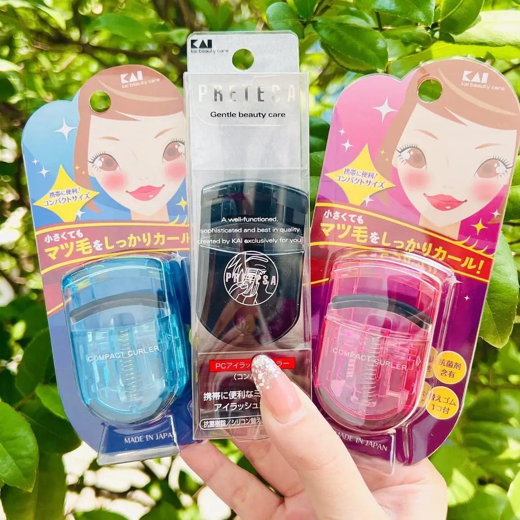 Bấm Mi Kai Beauty Care Compact Curler Giúp Mi Cong Tự Nhiên Nhỏ Gọn Dễ Sử Dụng Nhật Bản