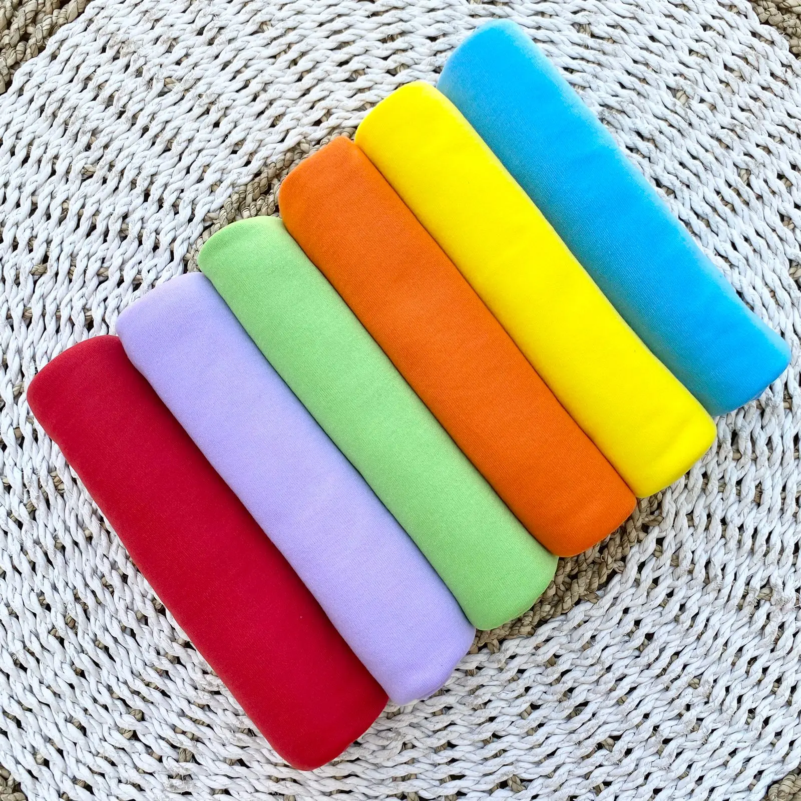 6 PCS BEDONG BAYI RAINBOWN UKURAN 90X110CM Newborn Girls Boys