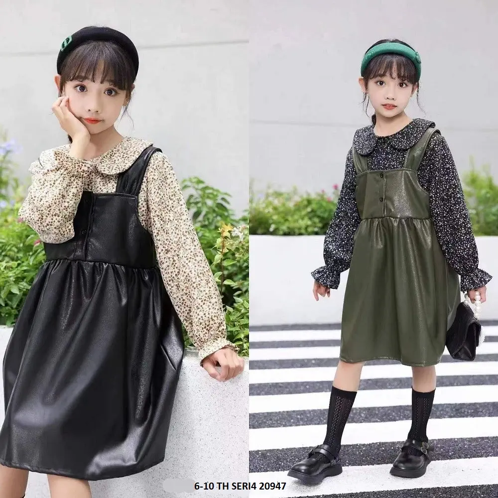 GROSIR ISI 4 POTONG! Hallo Anak Kecil Dress Anak Import Harga per 4 pcs