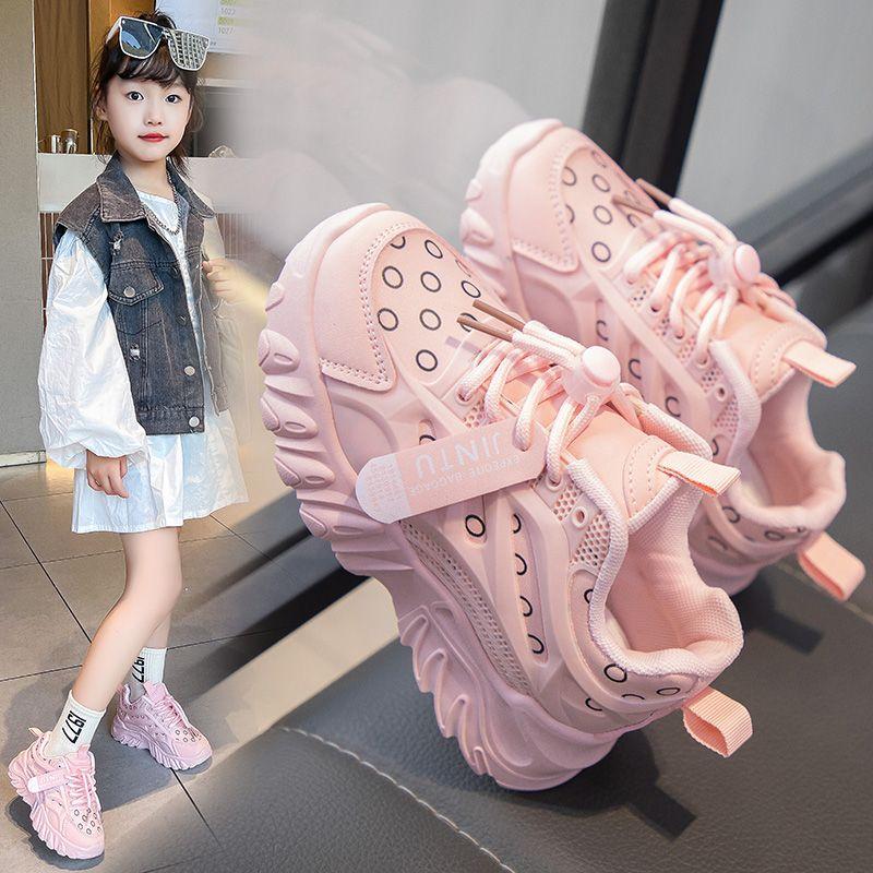 Giày Lót Lông Cừu Cho Trẻ Em, Giày Thể Thao Bé Gái, Giày Mùa Đông, Hàng Mới Về, Cho Bé Trai Và Trẻ Em Lớn, Ấm Áp, Không Trơn Trượt, Dad Shoes Cotton Mềm, Bán Chạy Với 50,0triệu + Miếng, Thương Hiệu Nổi Tiếng