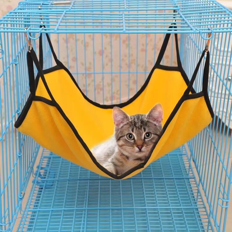 Product Introduction of Bed Hanging Cage Hammock Soft Cat House Cushion Mat Summer Coog Basket Tapestry Pet Accessories cat scratcher cat nest 0