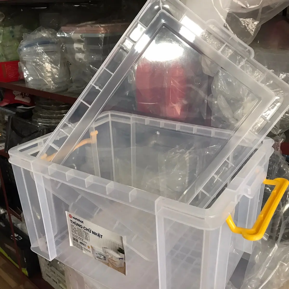 Thùng chữ Nhật thể tích 20,7Lít kt;d42xr30xc24cm