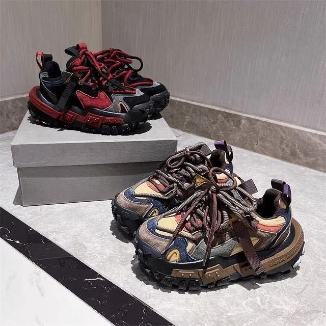 Product Introduction of Dad Shoes, Đế Resin, Bộ Sưu Tập Mùa Lò Xo 2024, Thời Trang Mới, Phong Cách Khối Màu Châu Âu, Giày Thể Thao, Phong Cách Người Nổi Tiếng Trên Internet, Giày Đi Xe Máy 14
