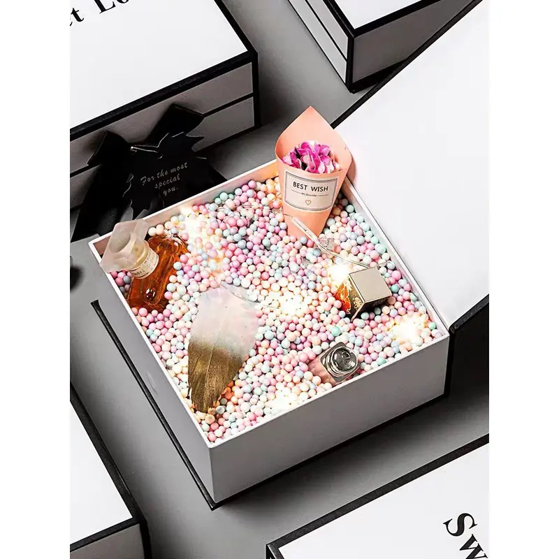 | 20*15*8 cm |Combo Hộp Quà tặng Sinh Nhật, Valentine Sweet Love, Hộp Kèm Túi Giấy, Giấy Rơm sang trọng 3