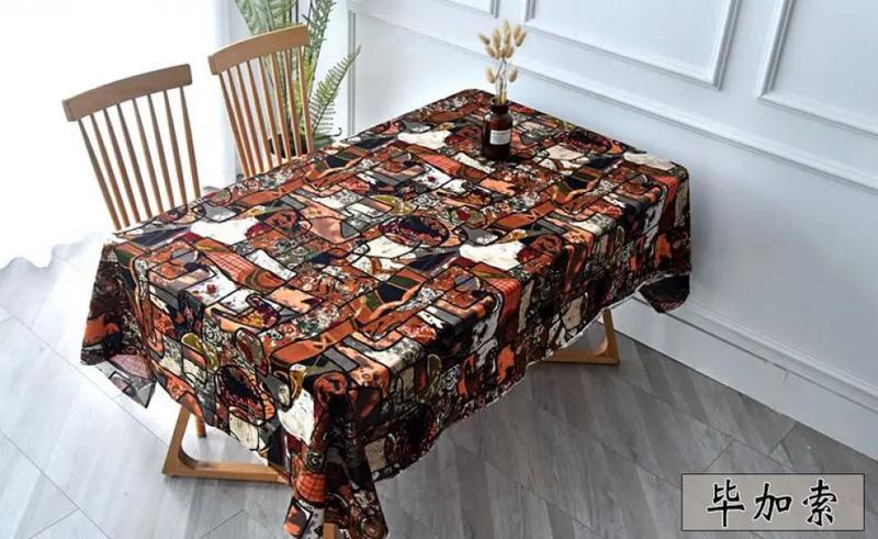 Product Introduction of Printed Bohemian Ethnic Fabric Cotton Linen By Meters for Dress Skirt Tablecloth Diy Sewing Vintage Cloth Breathable Soft Flower 37