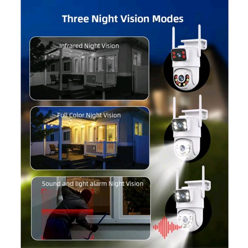 CAMERA KÉP WIFI 8MP 4K UHD, NGOÀI TRỜI THÔNG MINH, CHỐNG NƯỚC , ĐÀM THOẠI, CÓ MÀU BAN ĐÊM. ptz 6