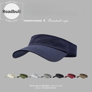 ROADBULL速乾性のあるつばのオープンいた帽子,男性と女性の両方を使う,夏のアウトドアランニングを使う,和風の広いつばのテニスハット,スポーツ日を過ぎたごすよけ帽子
