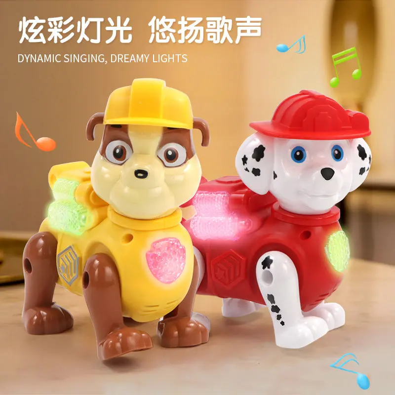 ของเล่นลากจูงสุนัขไฟฟ้า, Douyin ผู้มีอิทธิพลออนไลน์, เต่าน้อยเดินได้, มีแสงและดนตรี, เหมาะสำหรับเป็นของขวัญสำหรับเด็ก, สำหรับเด็กชายและเด็กหญิง