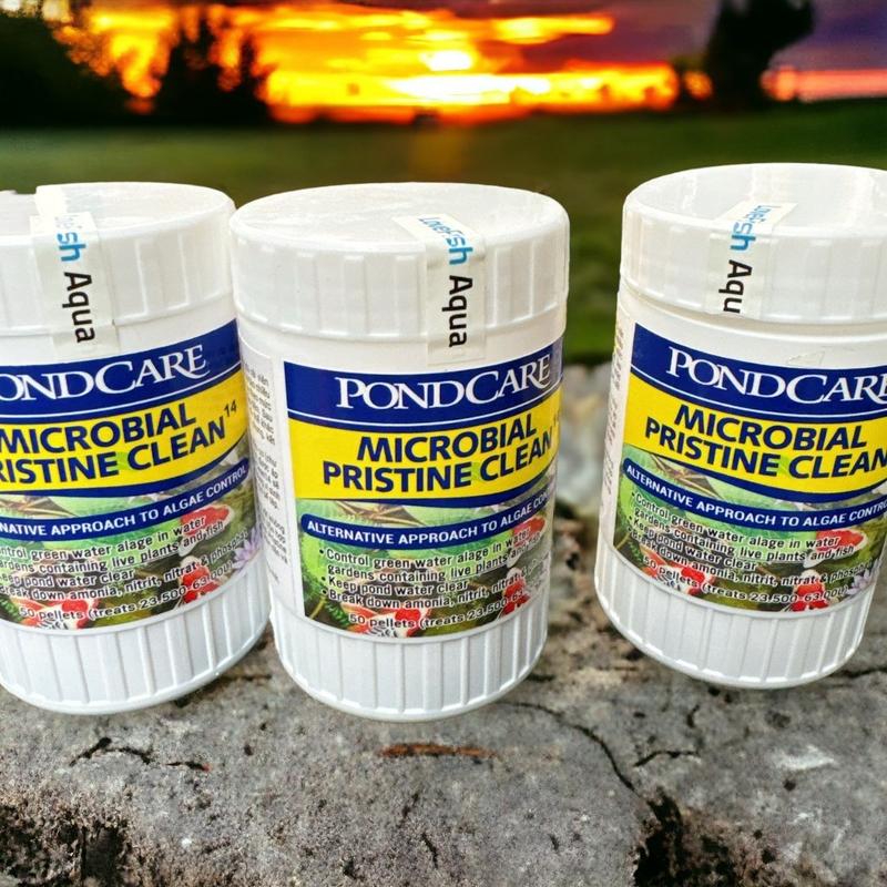 PondCare Microbial Pristine Clean14 - Chiết Lẻ Không Dùng Hộp - Vi Sinh Clear 14 Di Dưỡng Phân Hủy Bã Hữu Cơ, Diệt Rêu Tảo Cho Hồ Cá vi sinh