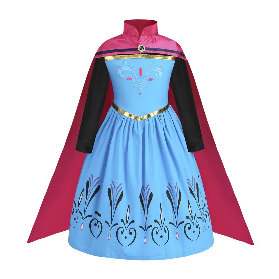 Frozen Little Sequin Elsa Princess Dress Elsa Long Sleeve Dress Halloween  Costume Full Set Accessories - TikTok Shop Singapore