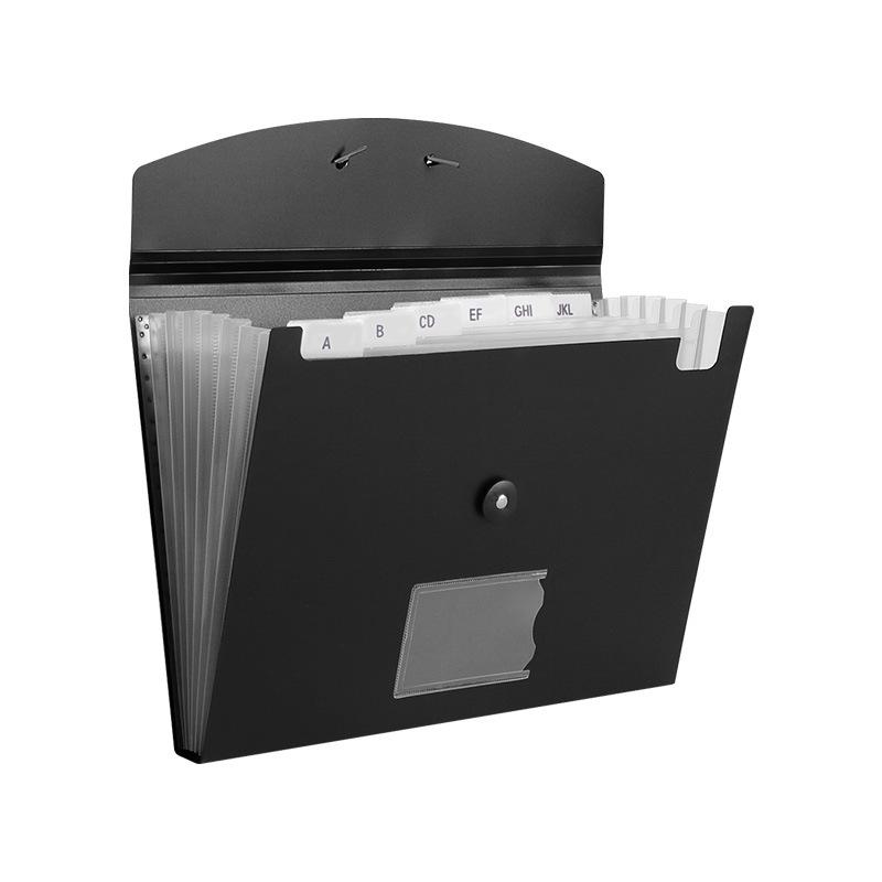 File Folder Accordion Bag 7/13 Grid Portable Briefcase Multi-layer Insert Information Storage 5
