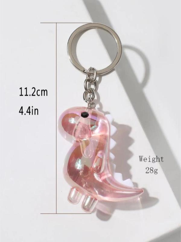 Casual Cute Dinosaur Keychain, Animal Shaped Pendant Key Ring for Keys and Phone, Lovely Fashion Kawaii Accessories for Best Friends Gift 1