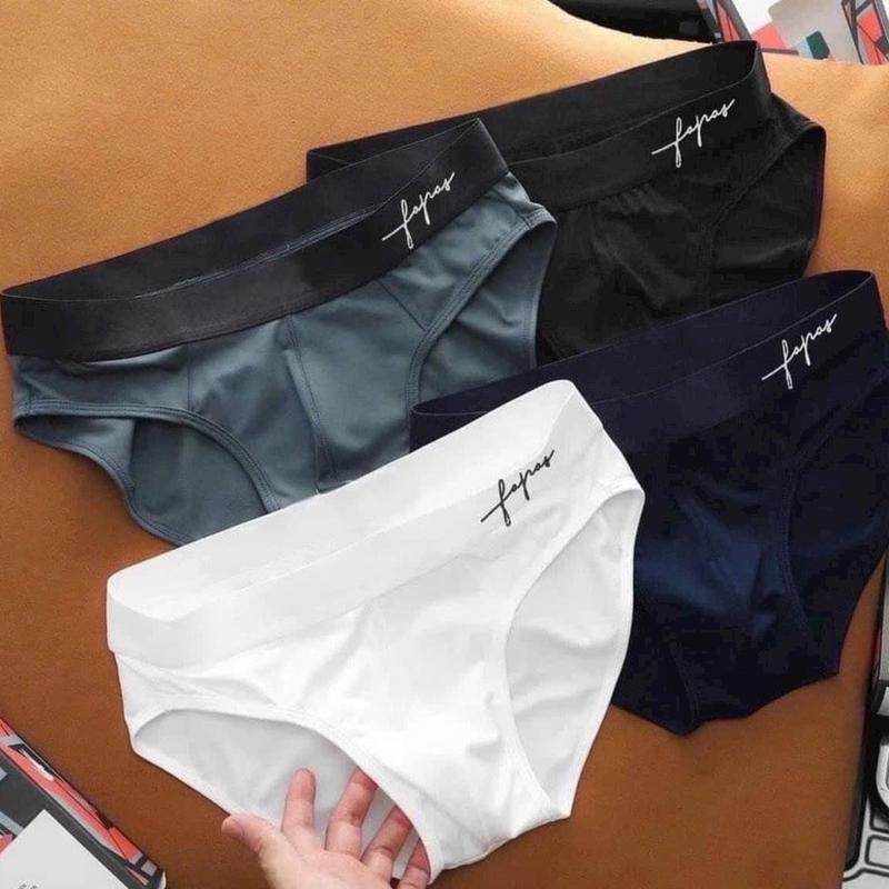 Combo 5 Quần Sịp Nam Vải Thun Lạnh, Quần Lót Nam Cao Cấp Thời Trang Dành Cho Nam TOP4 (Được chọn màu) (Che tên đơn hàng) Quần Boxer xì nam Menswear