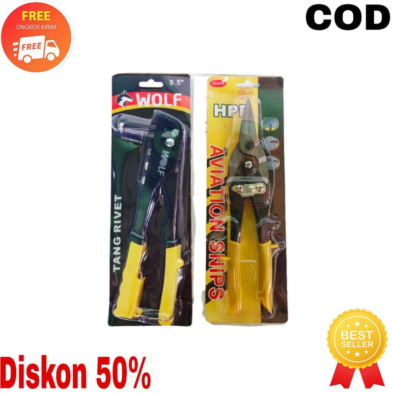 Gunting Rivet tang rivet dan gunting baja ringan holo-tang rivet-ripet baj - Shop ...