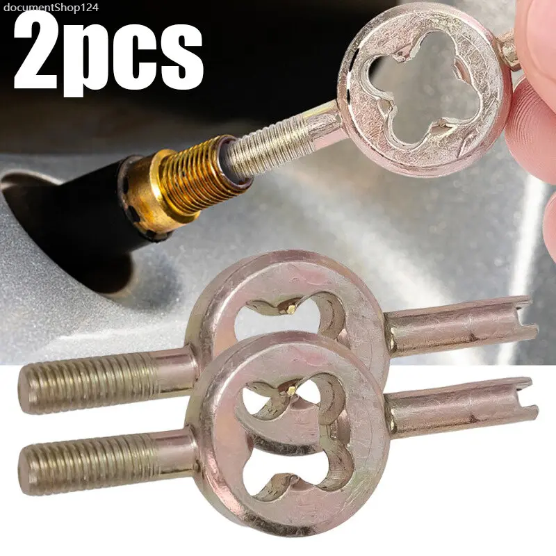 documentShop124 ความคงทน Car Bicycle Tire Valve Stem Core Remover Tool American Style Valve Wrench Screwdriver Valve Core Spanner Tire Repair Tool  sport กลางแจ้ง  ออกกำลังกาย กีฬา