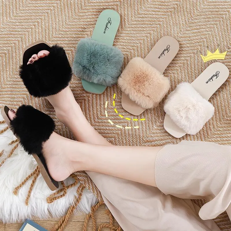 988 Add one size on new y slippers for women's fashionable wearantiskid and thermal insulation
