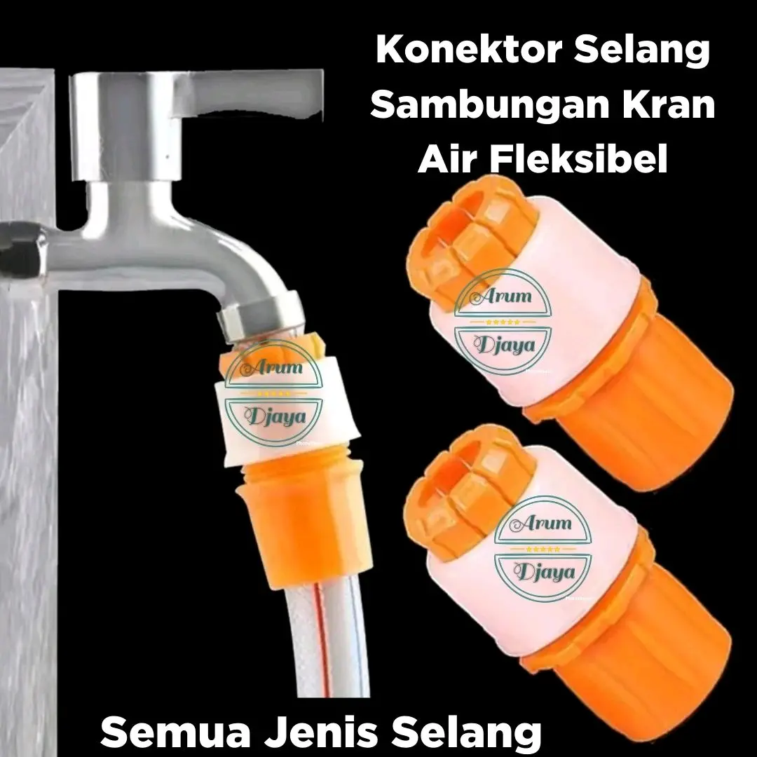 Konektor Selang Sambungan Kran Air Fleksibel Sambungan Fleksibel semua jenis selang