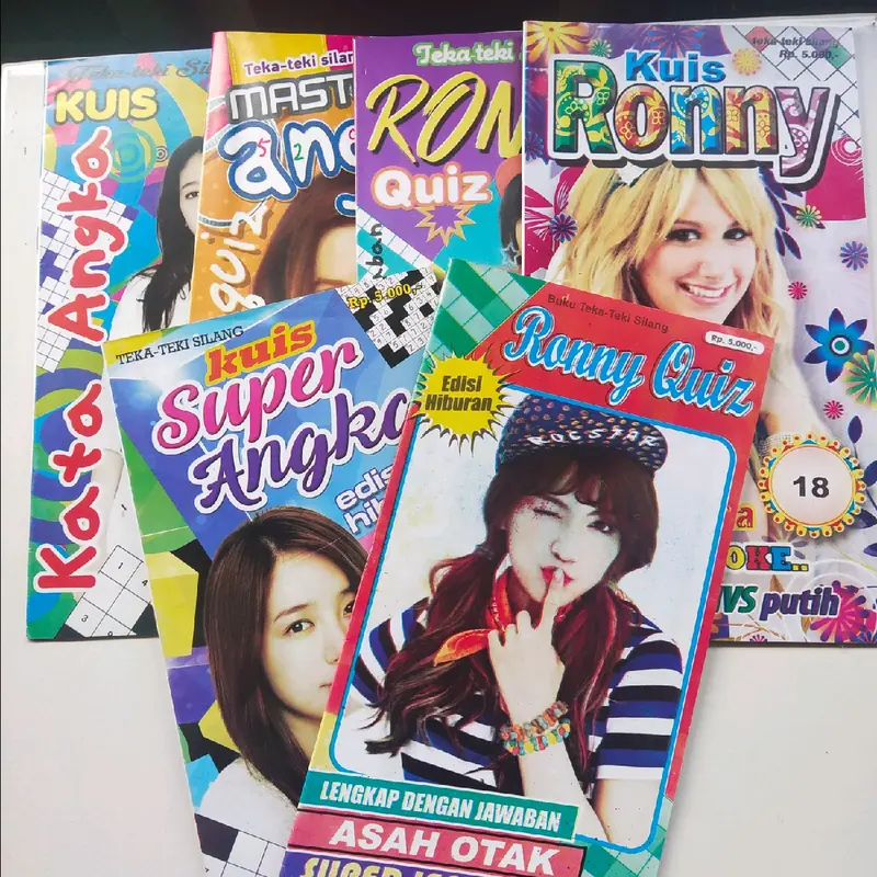 (6buku) Teka Teki Silang/TTS ukuran Panjang 1