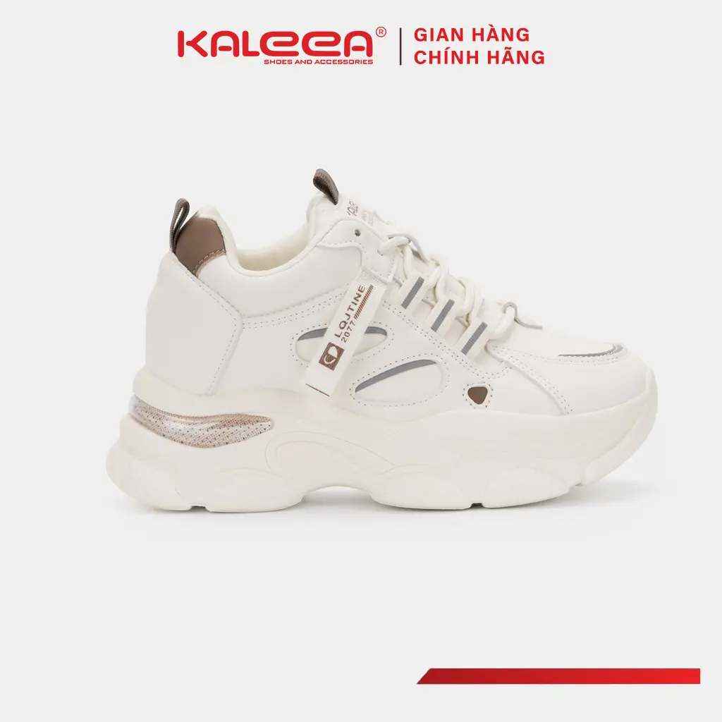 Giày Thể Thao Sneaker Nữ Kaleea T111 Độn 7cm Tăng Chiều Cao Đi Êm