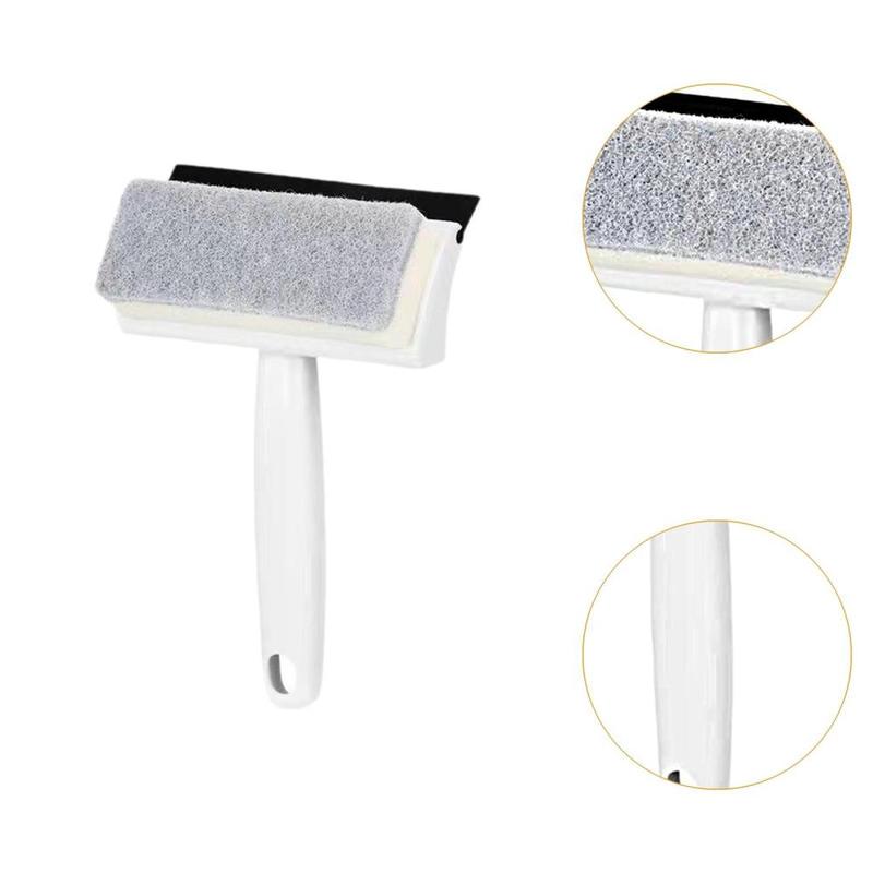 Product Introduction of Glass Wiper Household Cleaning Brush Handheld Window Scrubber,Window Cleaner for Kitchen,Outdoor Shower Door Indoor Glass 2
