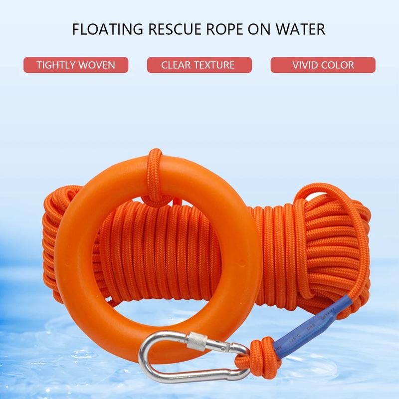 30m Water Buoyant Floating Ring Rope Float Buoy Life Saving Rope ...