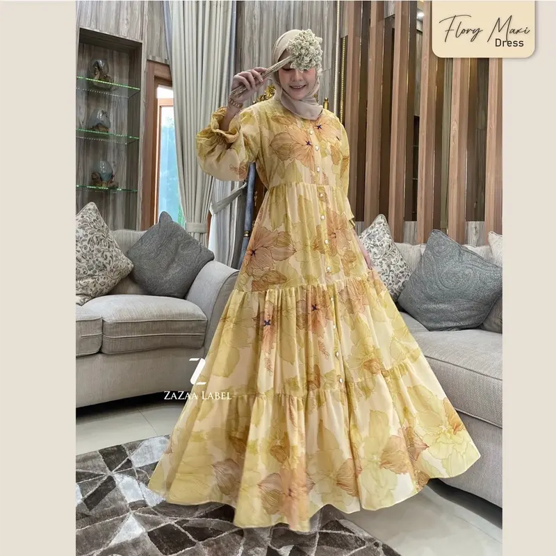 Flory maxy dress by zazaalabel 1