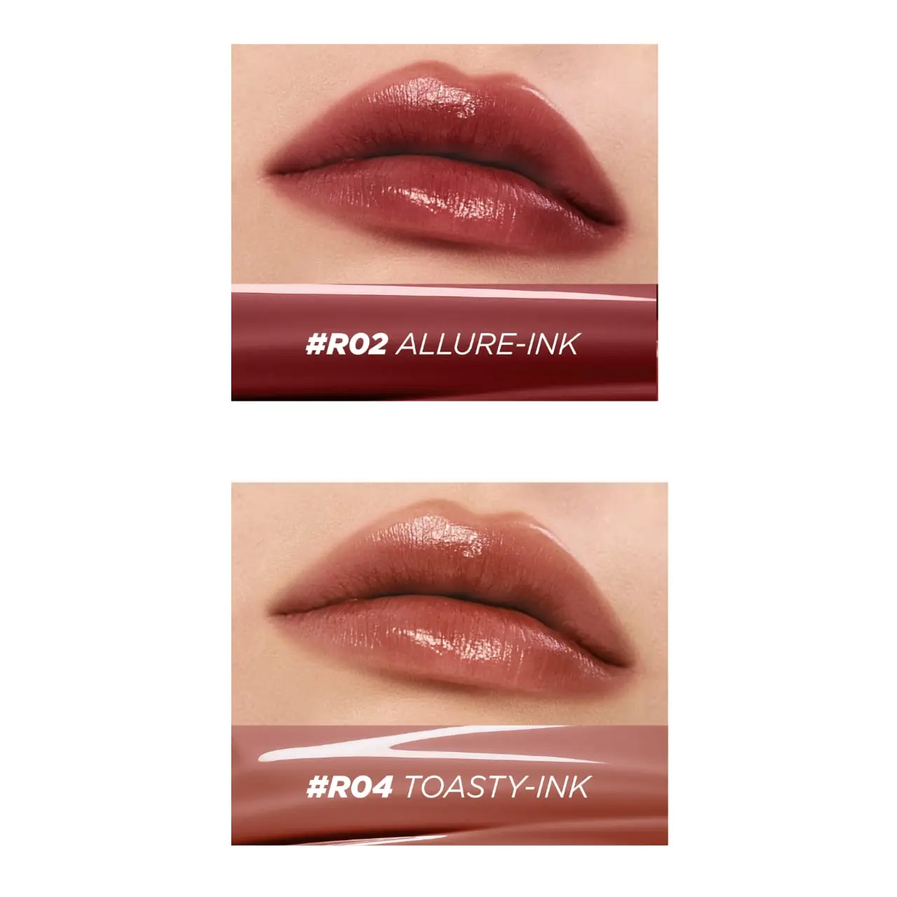 [INK-GLOSS 2pcs] 02 Allure Ink + 04 Toasty Ink