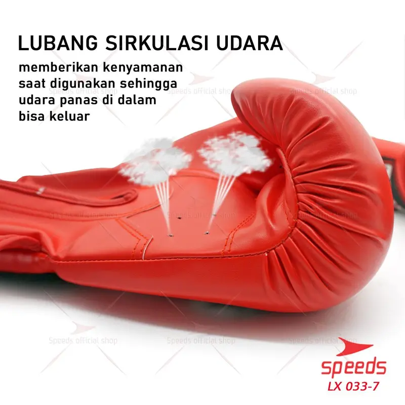 SPEEDS Boxing Gloves 12oz Sarung Tinju Peralatan Bela Diri Boxing Perlengkapan Boxing 033-7 2