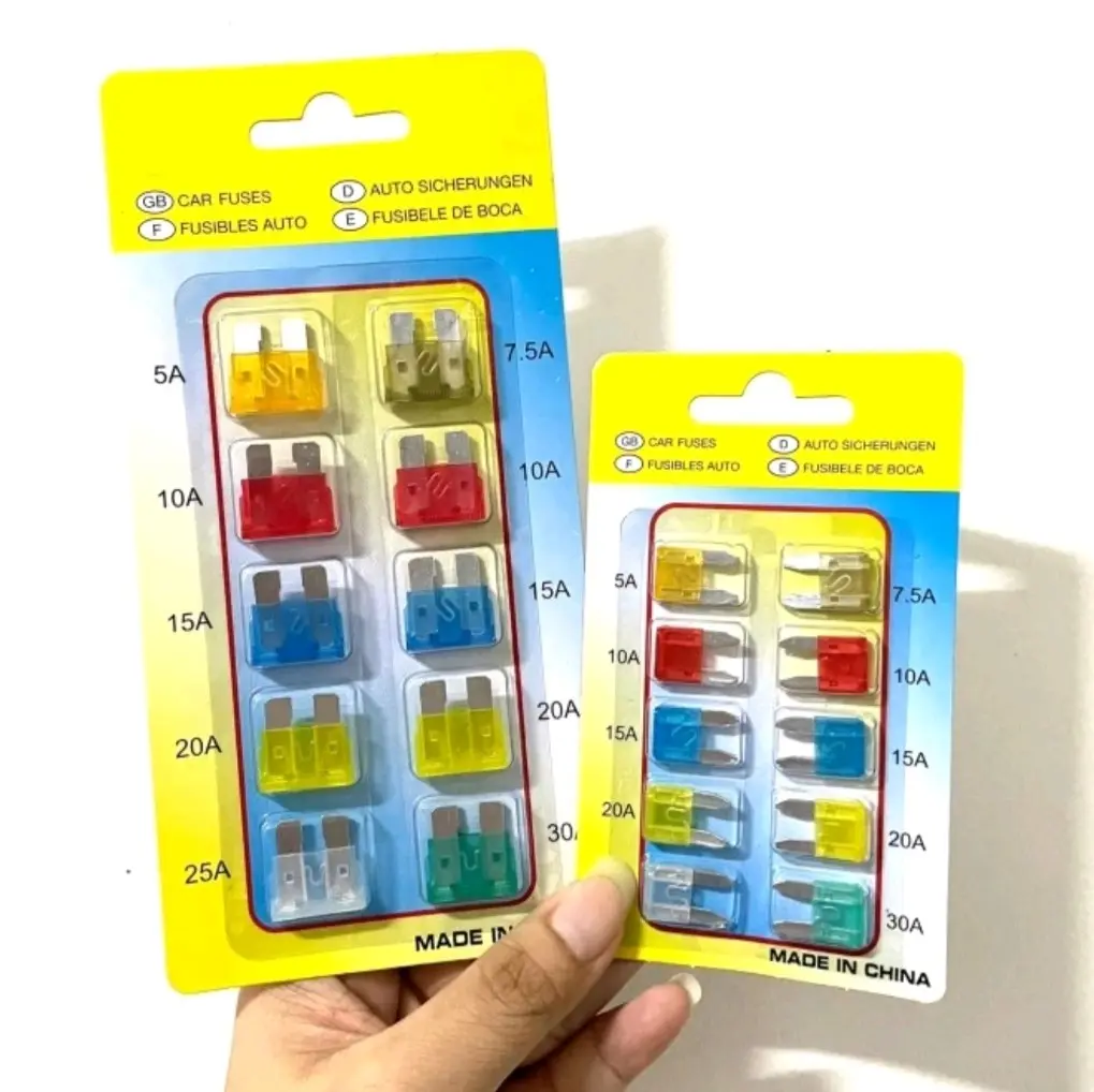 SEKRING OTOMOTIF FUSE OTOMOTIF 1 PACK ISI 10 PCS Set