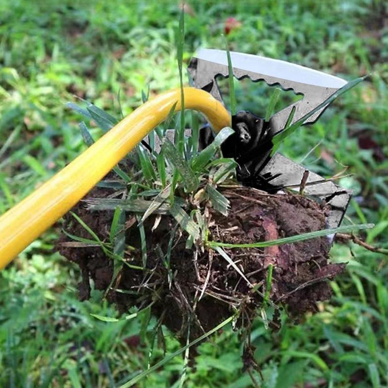 Product Introduction of 1pc Weeding Tool Garden Loosening Soil Eleven Tooth Tool Wild Root Shovel Manganese Digging F2F3 24