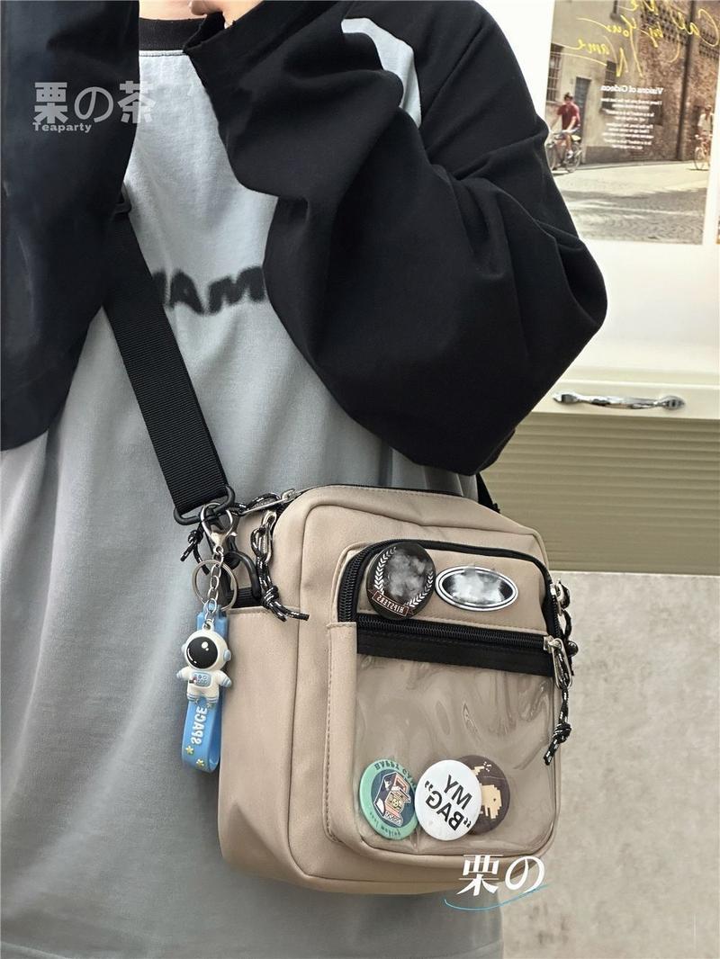 Product Introduction of Túi Đeo Chéo Nam, Thương Hiệu Hợp Xu Hướng Túi Đeo Vai, Phong Cách Instagram, Túi Nhỏ Thích Hợp Cho Nữ Sinh, Ba Lô, Thường Ngày Và Ngầu, Có Thể Mang Theo Điện Thoại Di Động, Năm 2024 Bag 14