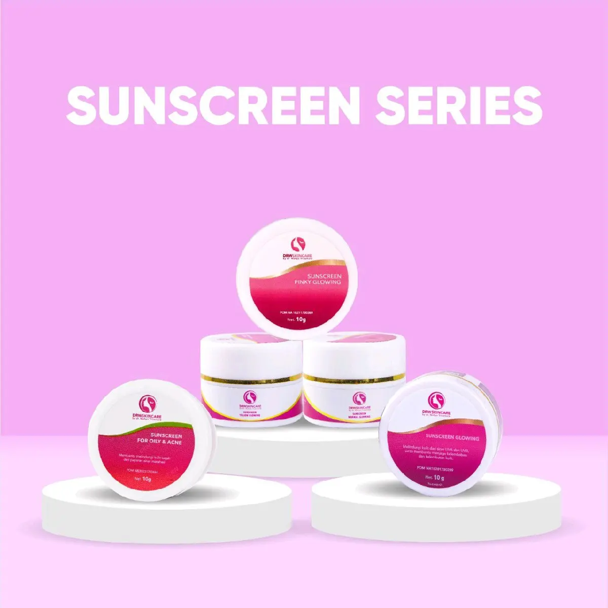 VARIANT CREAM SIANG DRW SKINCARE. DAY CREAM ACNE1-3. SUNSCREEN ACNE & GLOWING. MENCERAHKAN DAN MELINDUNGI KULIT DARI SINAR UV DAN UVB. ORIGINAL DNA BPOM Berjerawat Berminyak Oily Berjerawat Berminyak Wajah