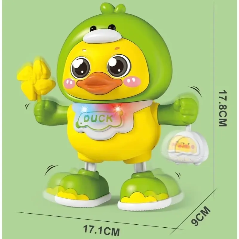 HAPPYTOYS.888 #C87 Mainan Dancing Bebek / Mainan Anak Dancing Duck / Mainan Anak Bebek Joget Music dan Lampu 6