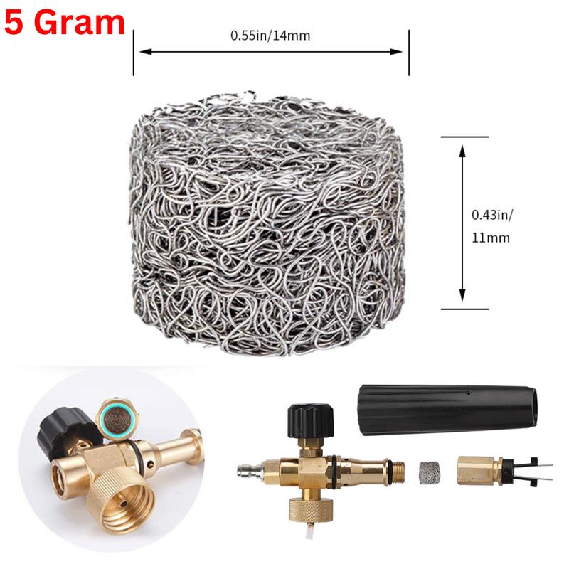  Lõi Tạo Bọt ,Đầu Lọc Tạo Bọt Tuyết Bằng Thép Không Gỉ Dùng Cho Bình Tạo Bọt Gắn Vòi Xịt Máy Rửa Xe 