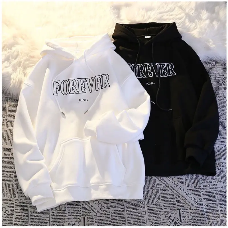 Áo Hoodie Form Rộng Nam Nữ Unisex Chất Nit Bông Dày Dặn FOREVER M01