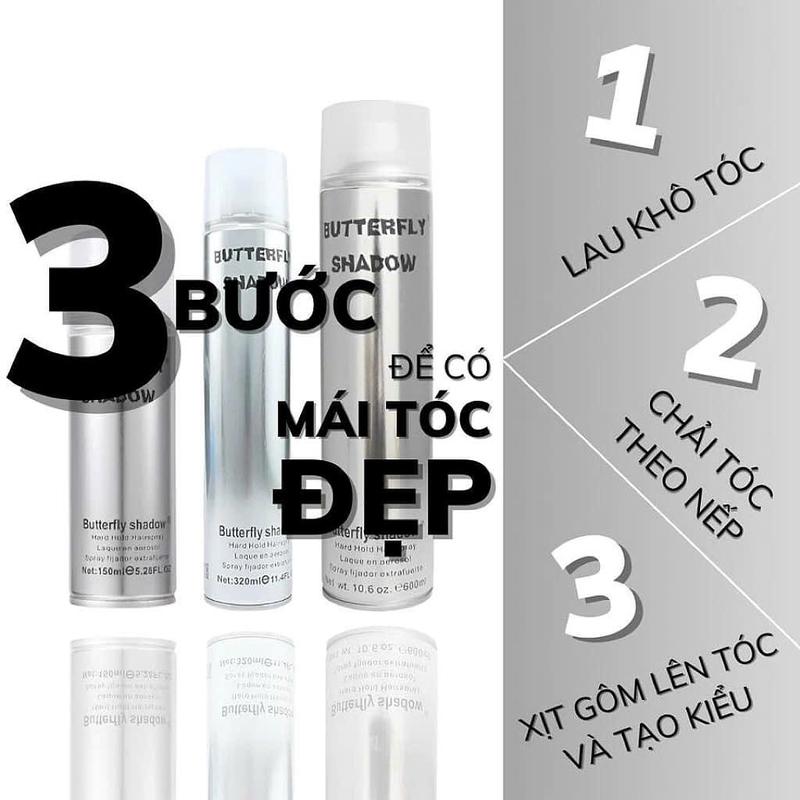 Product Introduction of Gôm xịt tóc Bạc 150ml,320ml,600ml, Gôm bạc giữ nếp tạo kiểu nam nữ 5