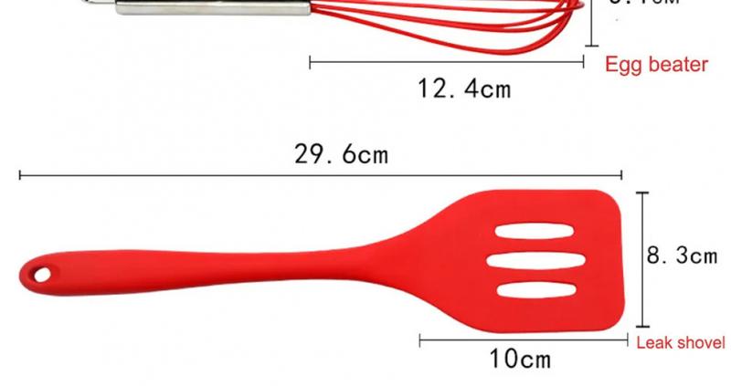 Product Introduction of Bộ Dụng Cụ Nấu Ăn Bằng Silicon, S9, 5 Cái / Bộ, Bao Gồm Bộ Đồ Dùng Nhà Bếp, Máy Đánh Trứng, Thìa, Bàn Chải Dầu, Máy Đánh Trứng Cầm Tay, Đồ Dùng Nhà Bếp, Đi Kèm Với Hộp 32