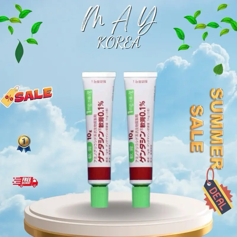 Combo 2 tuýp Kem Dưỡng Sẹo GENTACIN  Nhật Bản Tuýp 10g