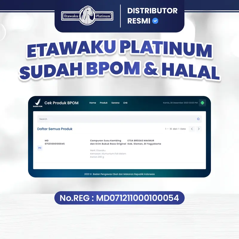 2 BOX Dairy Susu Kambing Etawaku bantu PARU BASAH Etawa Kambing 2