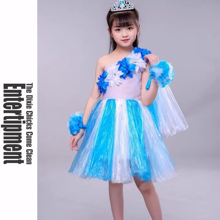 Quần Áo Trẻ Em Bé Gái, Bảo Vệ Môi Trường, Biểu Diễn Trình Diễn Thời Trang Và Catwalk, Phong Cách Tự Làm Bằng Tay, Thích Hợp Cho Mẫu Giáo, Cha Mẹ-Bé, Hàng Mới Về 4