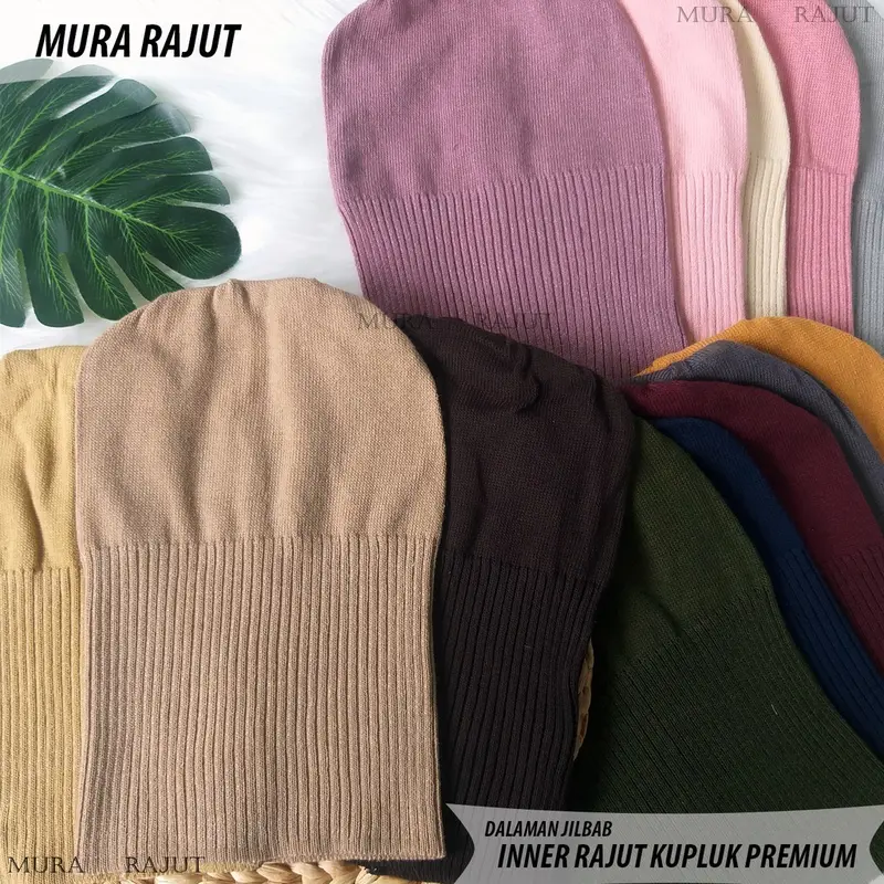 DISKON Ciput Rajut Arab Kupluk salur anpust premium daleman kerudung 0