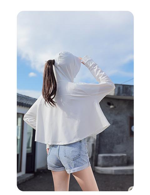 Product Introduction of Ice Silk Sun Protection Clothing Women's Loose Breathable Cloak UV-Proof Sun-Proof Thin Coat Sun-Protective Clothing 28