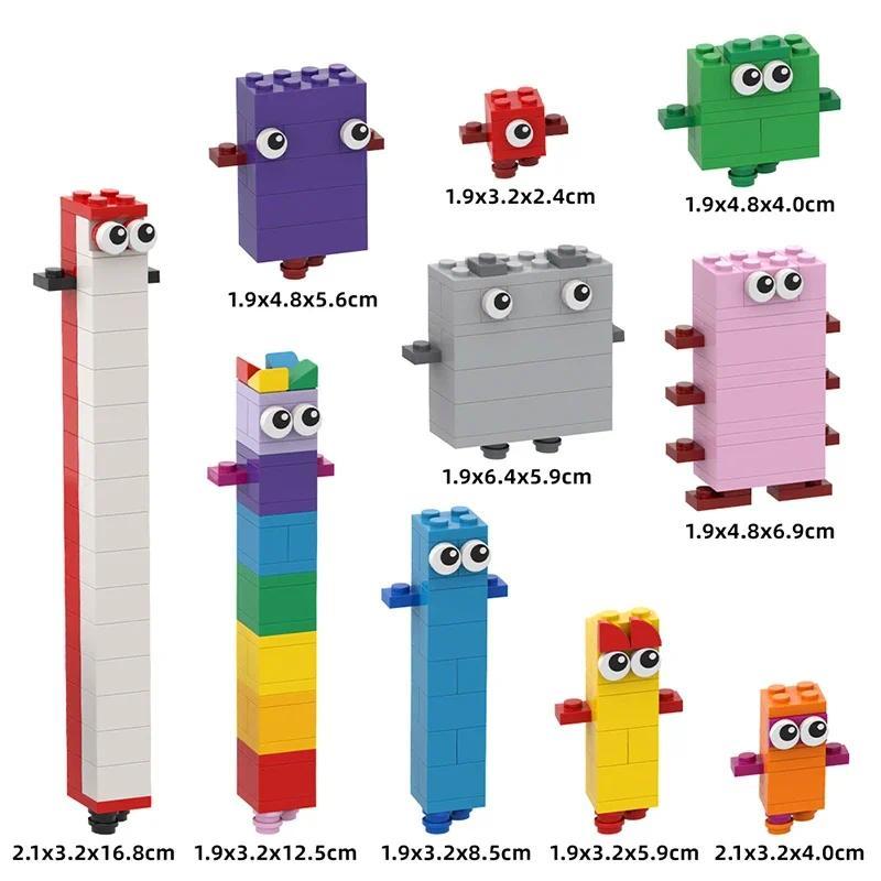 Product Introduction of No.1-10 Building Block Set 257 Pieces Creative Math Number Building Blocks Fun Early Education Learning Children's Toy Gift Building Block Toy 12