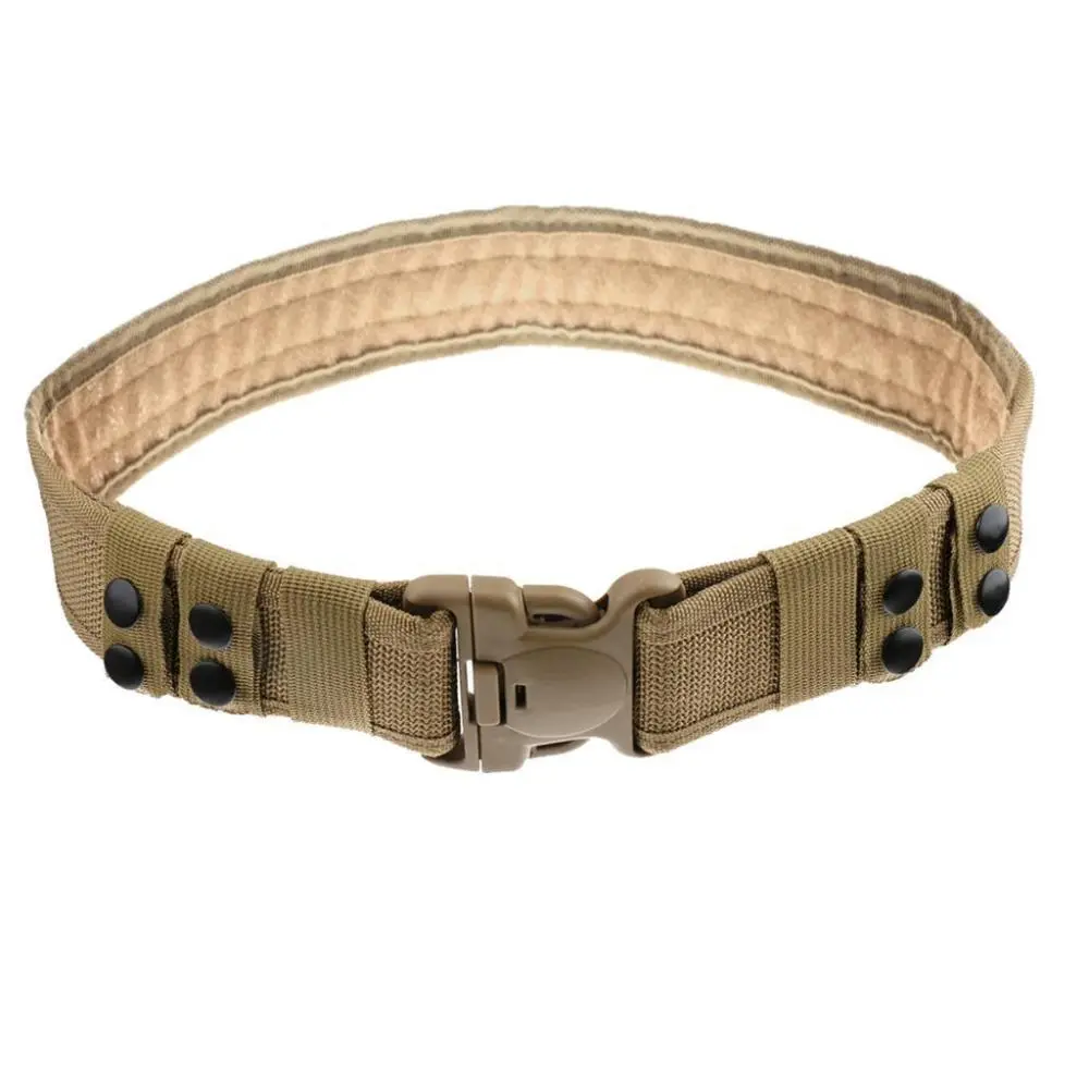 Police Security - Tactical Combat Gear Black Utility Duty Belt Quick Release