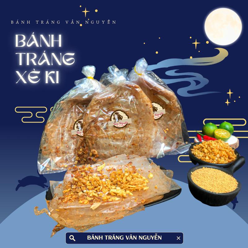 Bánh tráng trộn xì ke muối nhuyễn tỏi phi. Cay thơm độc quyền. Bánh tráng Vân Nguyễn. Snack Ăn Vặt