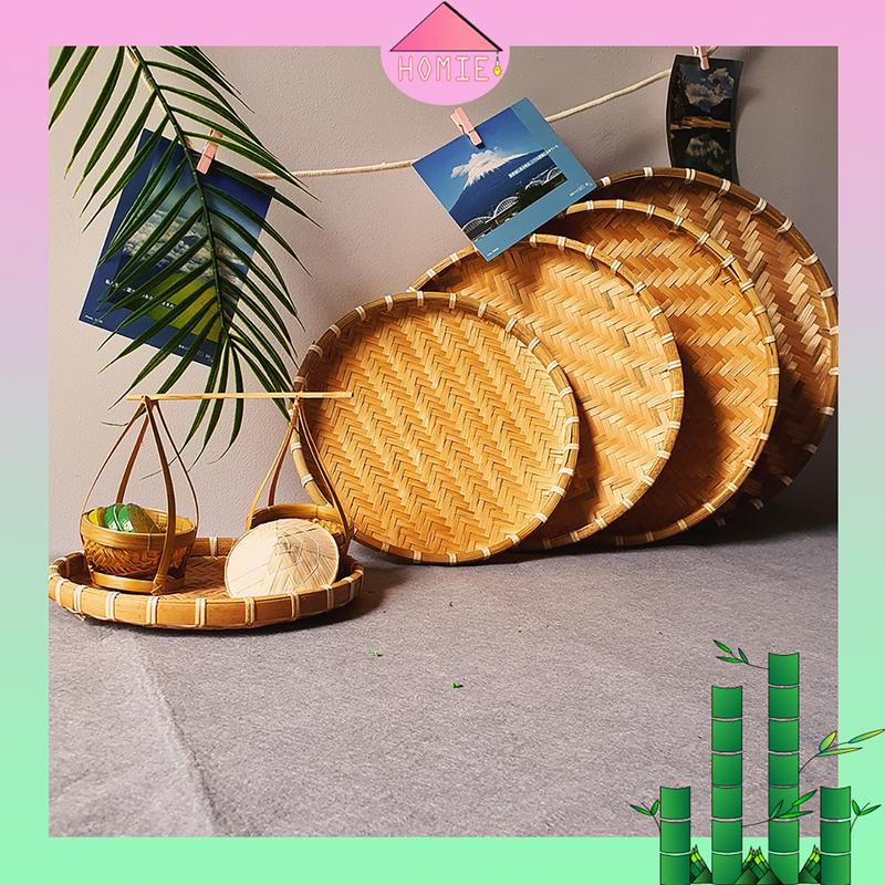 Mẹt tre hun khói đựng đồ ăn decor trang trí đa năng