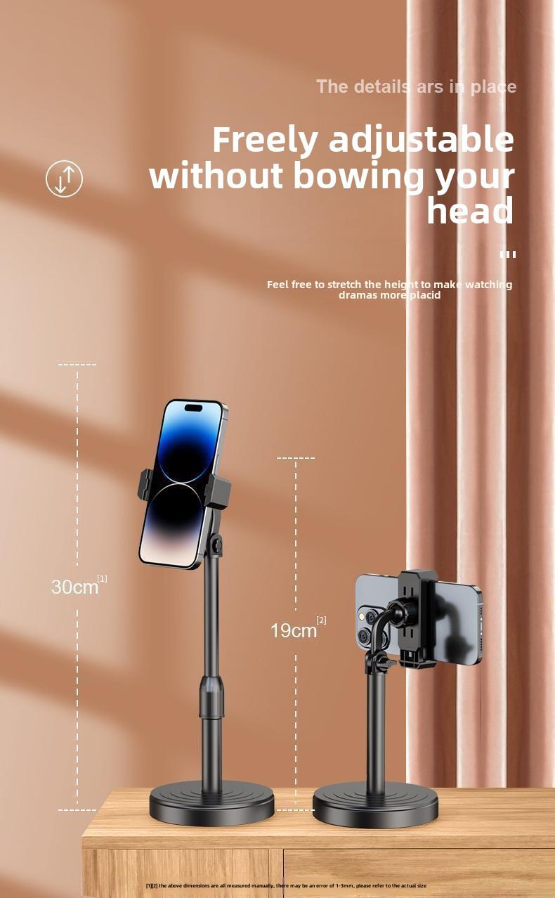 Product Introduction of Pendakap Telefon Bimbit, Pendirian Pelbagai Fungsi Boleh Laras Desktop, Alat Video Kamera, Sesuai untuk Penstriman Langsung Dalam Talian, Siaran Langsung, Menonton Binge-, Pendirian Malas Sejagat Phone Kartun holder goojo  doq phone  holders stand  live 2