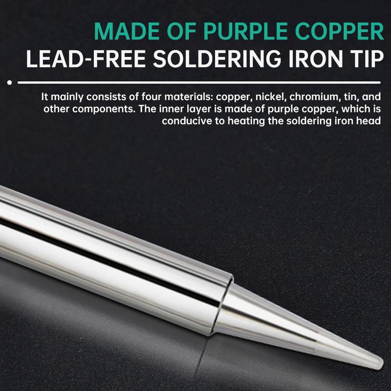 Product Introduction of 200℃-450℃ Temperature Adjustable Electric Soldering Iron 110v/220v 60w Constant Temperature US/EU Plug Phone Repair Tool 11